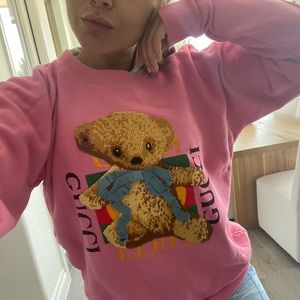 Gucci teddy bear sweater